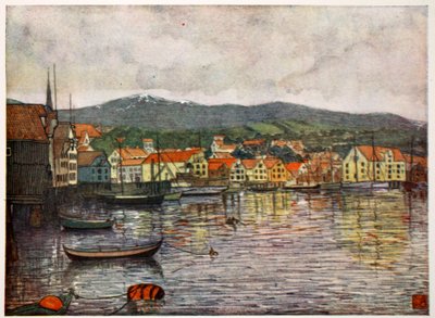 La Città di Molde, 1905 da Nico Jungman